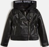 Guess Kunstleren Jas Black - Maat 176