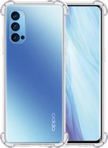 OPPO Reno 4 Pro 5G Hoesje Transparant Shockproof Case - OPPO Reno 4 Pro Case Hoesje 5G - OPPO Reno 4 Pro Hoes Cover 5G Versie - Transparant