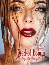 Cracked Beauty Grayscale Coloring Book