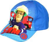 Brandweerman Sam Kids Cap Pet Blauw - Officiële Merchandise