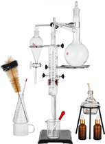 Lioretti® Chemie Glaswerk Destilleerder Kit | Schoon Water | 500ML | Veilig | Laboratorium | Experiment