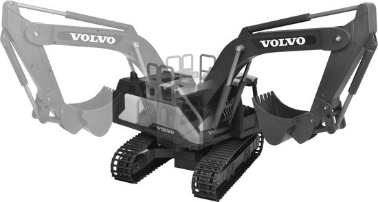Dickie Toys RC Volvo Graafmachine - Vanaf 3 jaar - Licht en geluid - Bestuurbaar