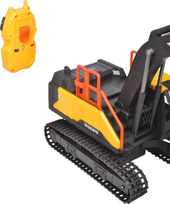 Dickie Toys RC Volvo Graafmachine - Vanaf 3 jaar - Licht en geluid - Bestuurbaar