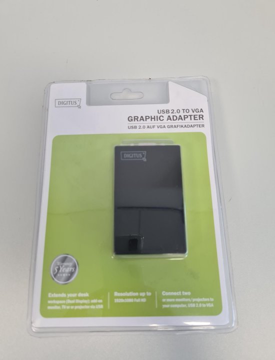 Adattatore USB 3.0 To VGA Digitus - Full HD 1080p, Per Monitor Esterni - Foto 4