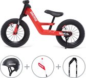 BERG Biky City Loopfiets - Rood - Lichtgewicht frame van magnesium - Incl. alle Biky accessoires - 2 tot 5 jaar