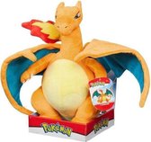 Charizard Pluche Pokémon Knuffel 30 cm | Bekend van de Pokemon Kaarten sword en shield en Friends Riolu Eevee Greninja Lucario Mew Charmander |