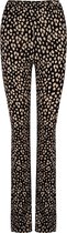 Ambika Flared Legging - Maat M 38 - Zwart - Camel - Panter