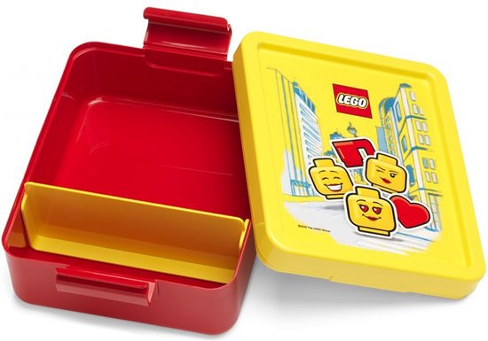 Boîte à lunch LEGO GIRL rouge et jaune