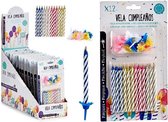 Kaarsenset Magical Birthday (12 pcs)