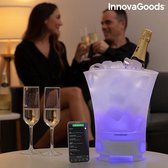 InnovaGoods - LED ijsemmer met Oplaadbare Luidspreker / speaker - Bluetooth - USB Kabel - Waterbestendig: IPX4  - Herlaadbaar