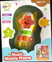 Baby telefoon (geel/groen)