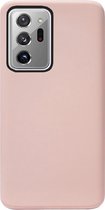 ADEL Premium Siliconen Back Cover Softcase Hoesje Geschikt voor Samsung Galaxy Note 20 Ultra - Lichtroze