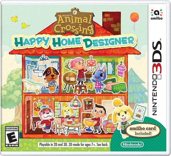 Nintendo Animal Crossing Happy Home Designer 2DS 3DS Interieur Nintendo Animal Crossing Happy Home Designer 2DS 3DS Interieur
