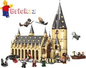 Brickzz | Zweinstein - Harry Potter De Grote Zaal van Zweinstein - Harry Potter Kasteel - Hagrid - Perkamentus - Geschikt voor LEGO Harry Potter - Magic - Magie - Compatibel met LE