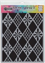 Ranger - Dylusions stencil - diamond forever large