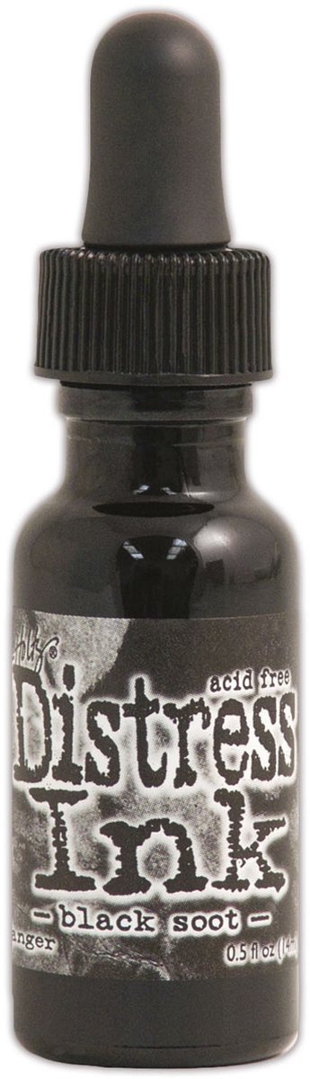Ranger Distress Re- Inker 14 ml - black soot
