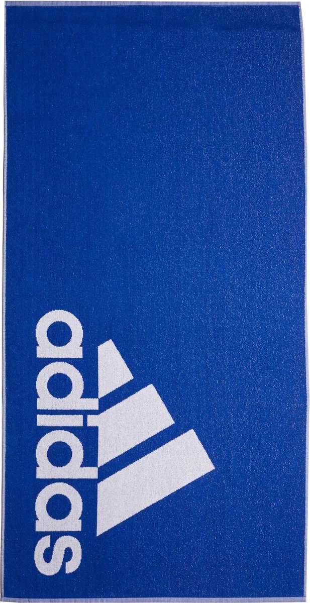 Adidas Handdoek - Sport - Large - blauw/wit | bol.com
