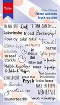 Marianne Design Stempel Friese woorden (Nederlands) CS0983 11x18.5cm