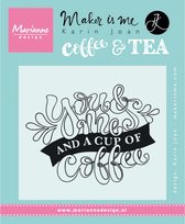 Marianne Design Stempel Quote - You & Me and a cup of coffee (EN) KJ1709 9.0x11.0cm