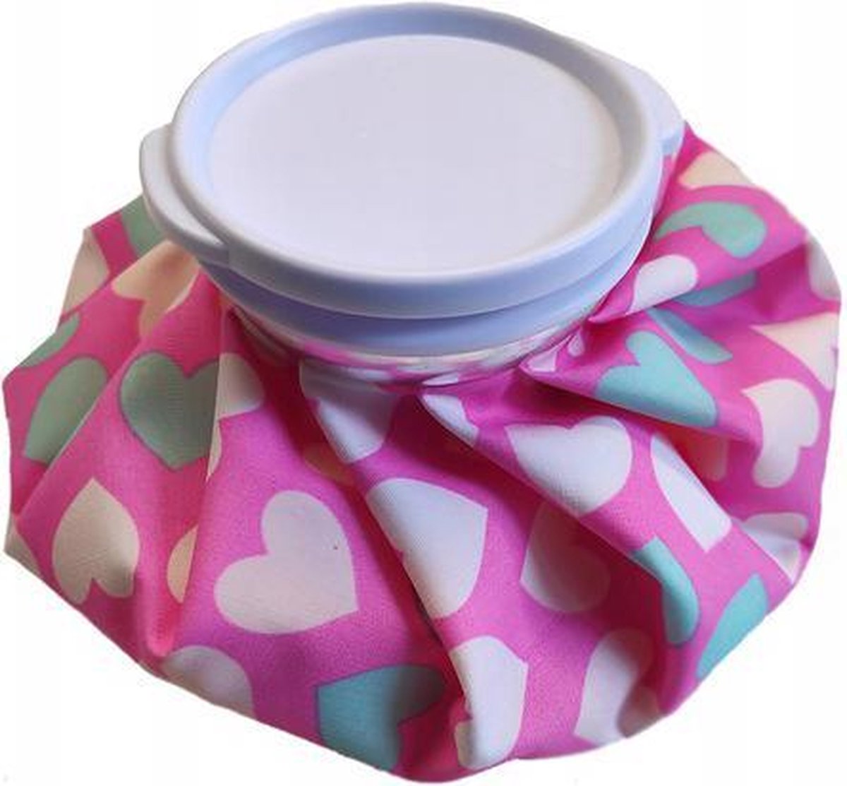 Goedkoopste Rojafit - Ice Bag - Herbruikbare IJszak - Ø 16 cm - Pink Hearts