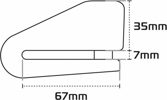 ART 4 Schijfremslot met alarm - Alarmslot - Disc lock - Alarm - Fatbike - e-bike - Motor - Scooter - Oxford van Oxford — afbeelding 2