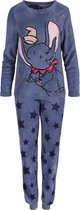Fleece warmblauwe pyjama met lange mouwen DUMBO DISNEY  S