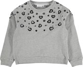 Name it Meisjes Sweater Negis Grey Melange - 116