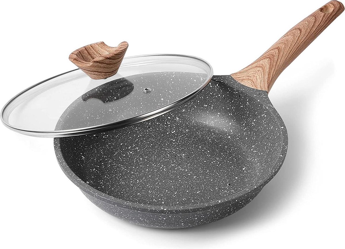 Poêle wok à frire émaillée TEN 28 cm - Cookina