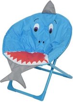 Kinderstoel haai blauw 52x42x48h