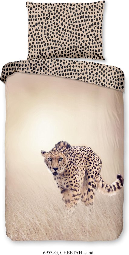 Word gek Avonturier Tijd Good Morning Dekbedovertrek Cheetah - 240x200/220 - Luipaard - Zand/Beige |  bol.com