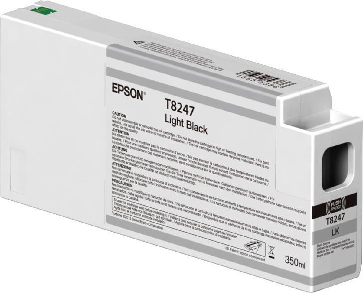 Originele inkt cartridge Epson C13T824700 Zwart Grijs