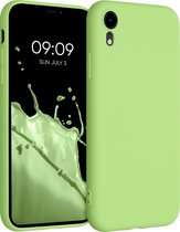 kwmobile telefoonhoesje voor Apple iPhone XR - Hoesje voor smartphone - Back cover in groene tomaat