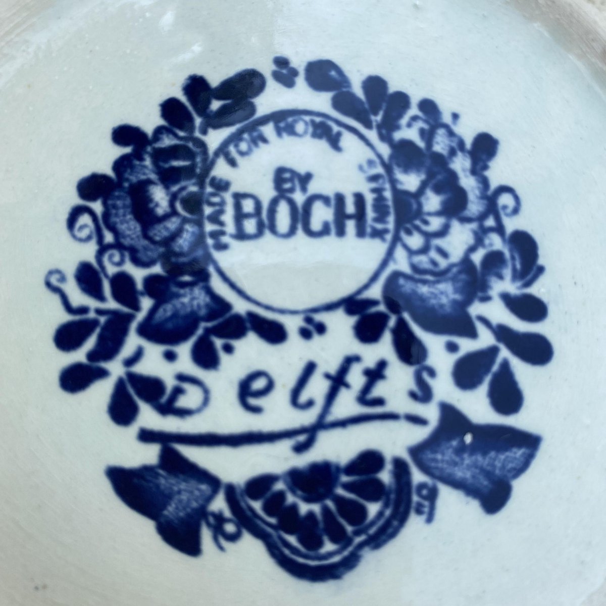 via Tegenstander vertrouwen Delfts Blauwe Vaas - By Boch Vintage | bol.com