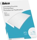 Ibico Lamineerhoezen – voor A5 Documenten – 2 x 75 Micron – 100 stuks – Glanzend