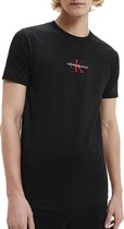 Calvin Klein T-shirt - Mannen - Zwart - Wit - Rood