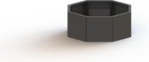 MySteel Gepoedercoat staal plantenbak Chicago 400  - Kleur: RAL9010 (wit) - Hoogte: 600mm