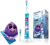 Bol.com Philips Sonicare for kids HX6322/04 - Elektrische Tandenborstel - Blauw - incl. extra opzetborstel aanbieding