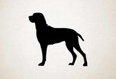 Silhouette hond - Ariege Pointer - Ariege-aanwijzer - M - 60x65cm - Zwart - wanddecoratie