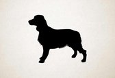 Silhouette hond - English Springer Spaniel - Engelse springerspaniël - L - 75x89cm - Zwart - wanddecoratie