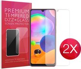 2X Screen protector - Tempered glass screenprotector voor Samsung Galaxy A32  -  Glasplaatje voor telefoon - Screen cover - 2 PACK