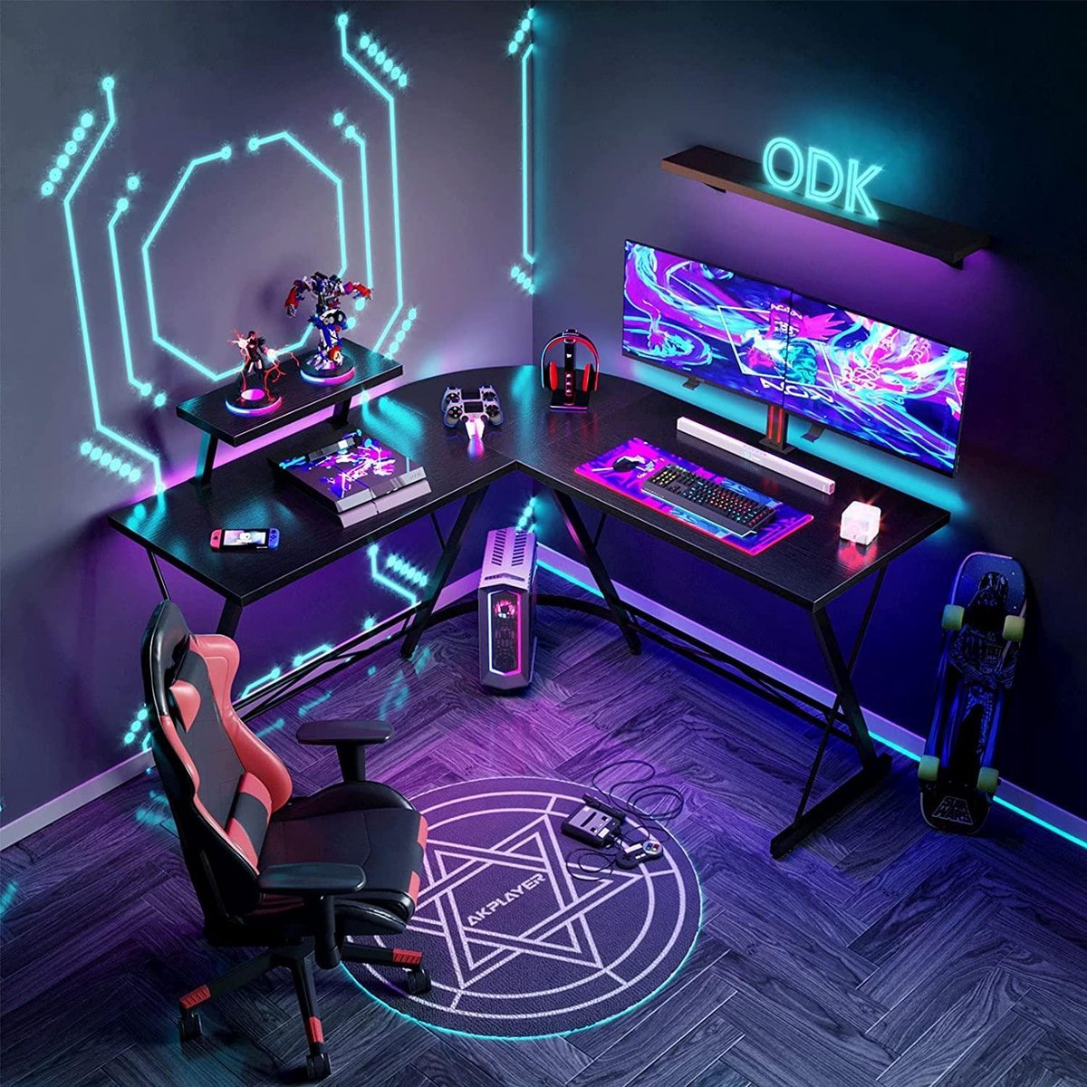 Gamebureau - L Vormig Hoekbureau thumbnail 4