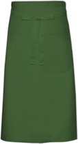 Link Kitchen Wear kokssloof met zak, groen.