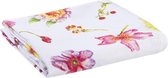 2 Theedoeken Janneke Brinkman bloemen en vlinders- 60x60 cm