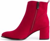 Marco Tozzi Dames Half laarsje 2-2-25095-27 500 rood F-breedte Maat: 42 EU