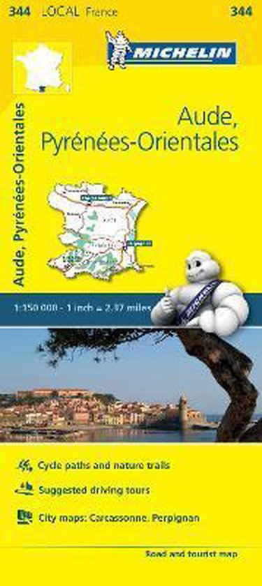 Aude Pyrénées Orientales Map - cover