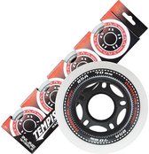 Roues Tempish Radical 80 Mm / 84a Wit/ Noir 4 Pièces