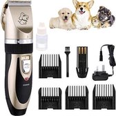 Professionele Dierentondeuse - Scheerapparaat voor Honden en Katten - Trimmer - 4 opzetstukken - Oplaadbaar - Draadloos - Stil - Verschillende haar en vachtlengtes - Haartrimmer -