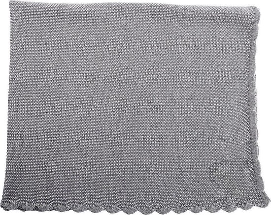 WOLLIES Amsterdam Baby Dekentje - 100% Merino Wol - 75x80cm - Grijs