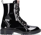 Red-Rag 12122 Veterboots - Laarzen Met Veters - Meisjes - Zwart - Maat 33