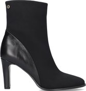 Notre-V 27468 Enkellaarsjes - Enkelboots met rits - Dames - Zwart - Maat 38